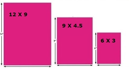 Sticker Size Chart