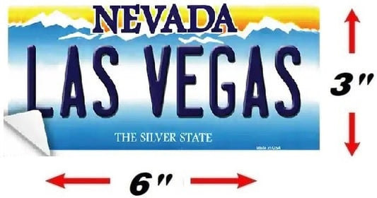 SIZE oF Las Vegas Nevada Background Bumper Sticker