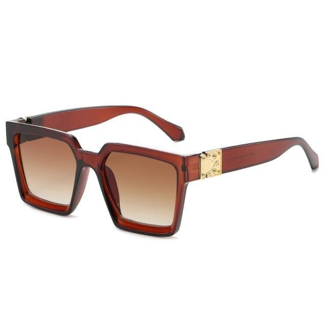 Stylish Square Sunglasses For Women & Luxury Eyeglasses For Women And Men square Sun Glasses For Men Eyewear Women Oversized Square Frame Sunglasses Multiple Tinted Glitter Inspired Stylish Shades