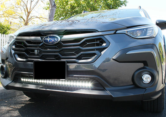 Front view of a Subaru vehicle with LED Light Bars