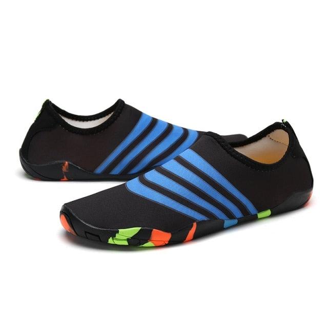 Summer Outdoor Mens Sports Water Shoes Non-Slip Beach Shoes Barefoot Upstream Shoes Quick-Dry Aqua Sock Barefoot For Beach Swim River Pool Lake Hiking Kayaking Surfing