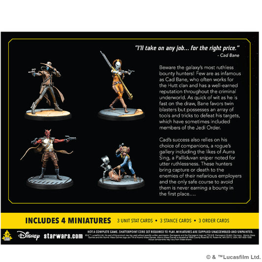 Star Wars Shatterpoint: Fistful of Credits - Cad Bane Squad Pack