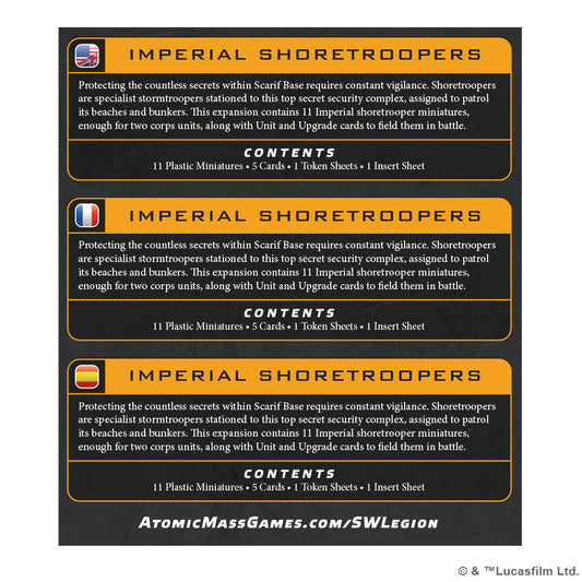 Star Wars: Legion - Imperial Shoretroopers