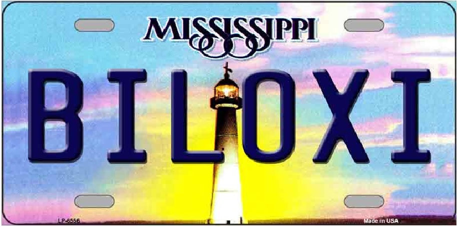 Biloxi Mississippi Vanity License Plate