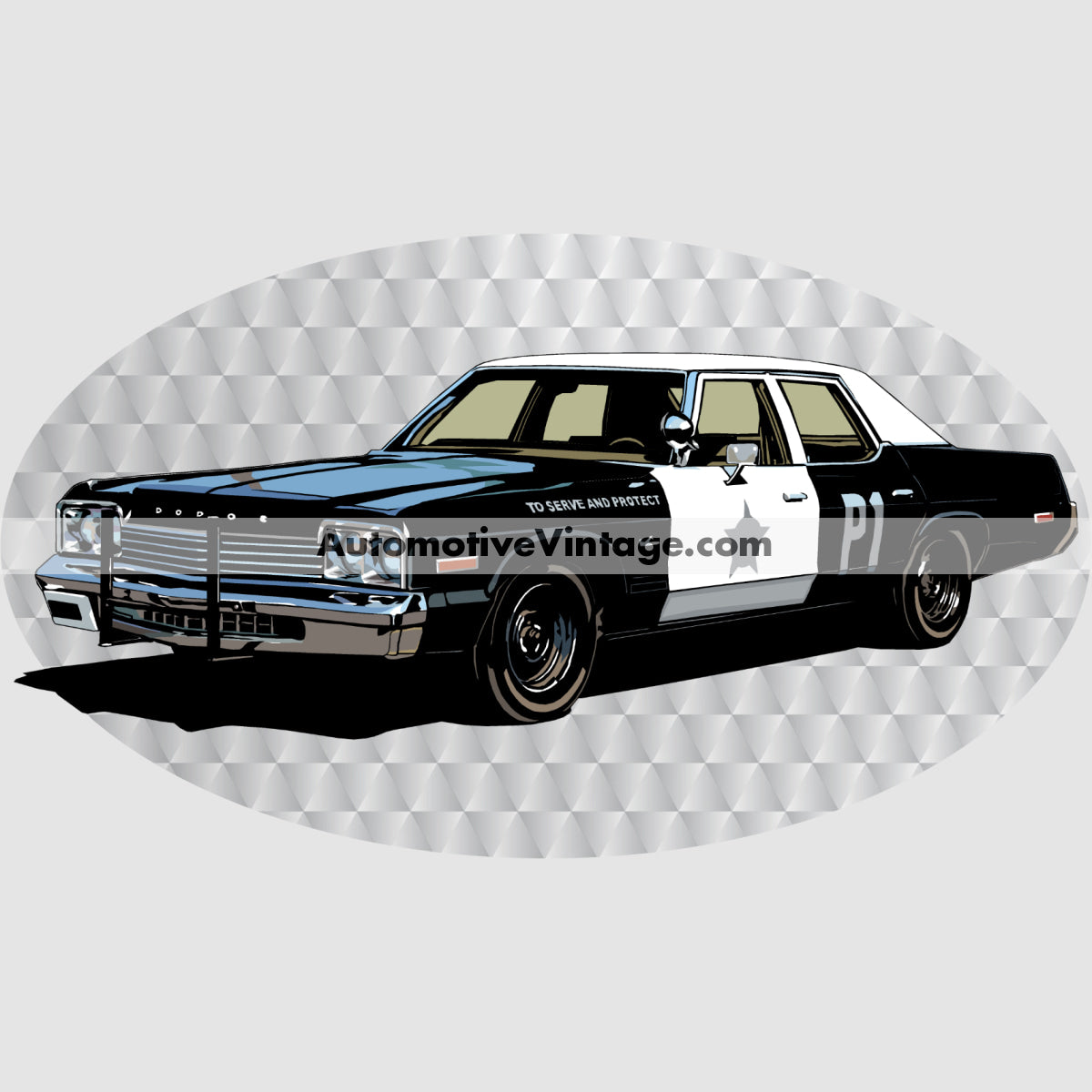 The Blues Brothers Monaco Famous Car Chest Logo T-shirt
