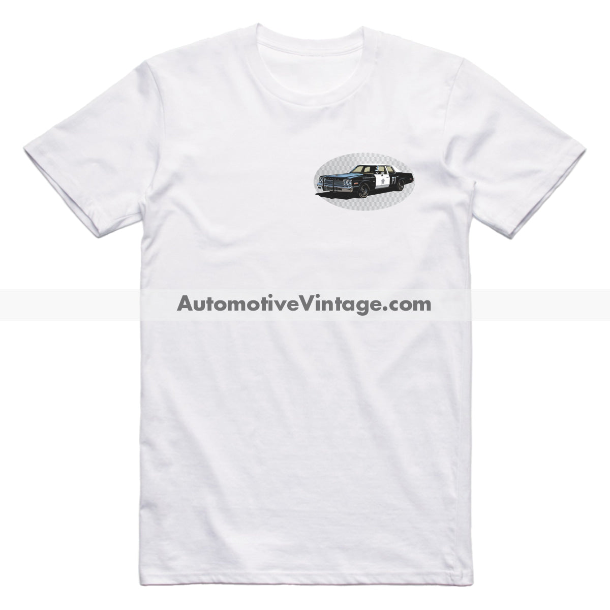 The Blues Brothers Monaco Famous Car Chest Logo T-shirt