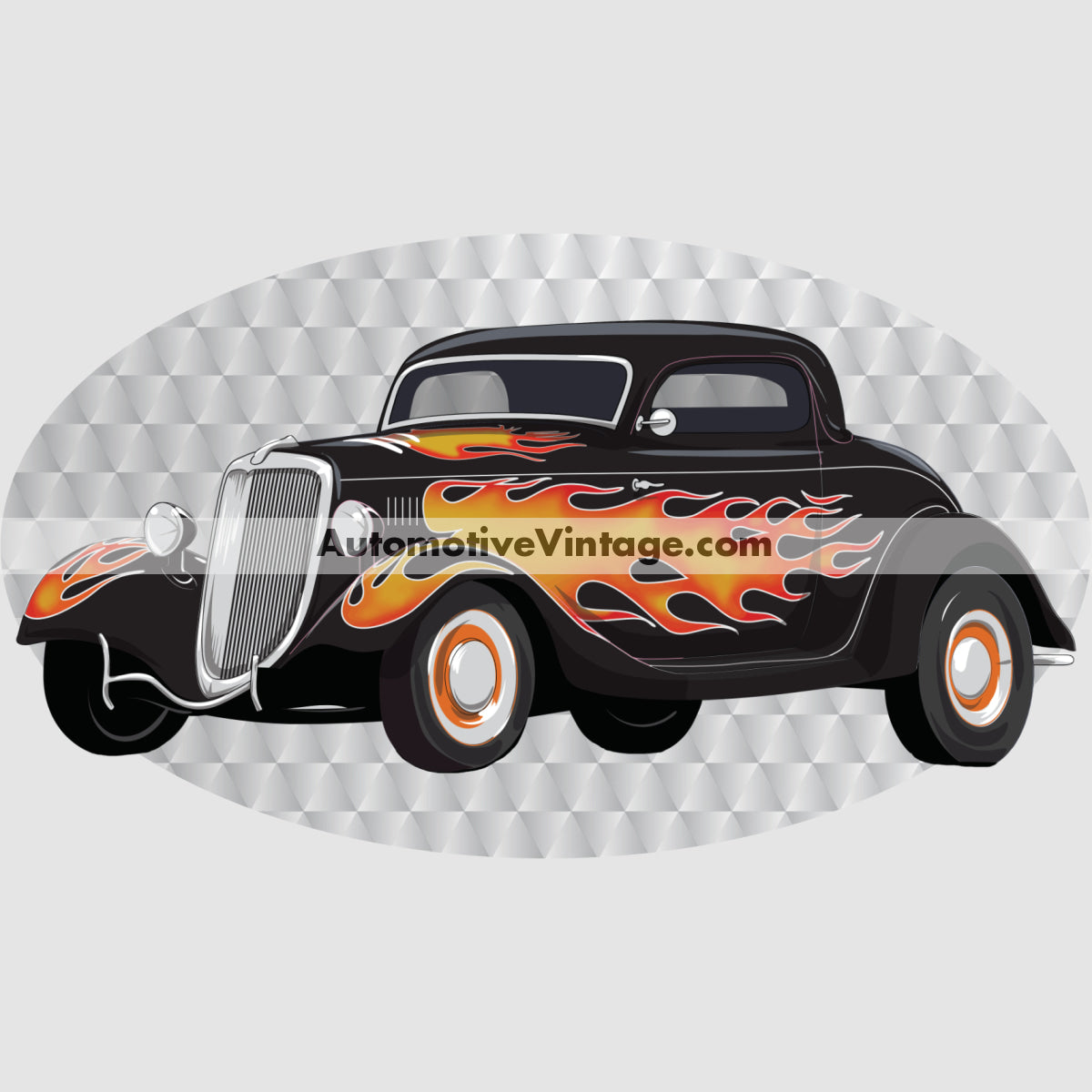The California Kid Ford Coupe Famous Car Chest Logo T-shirt
