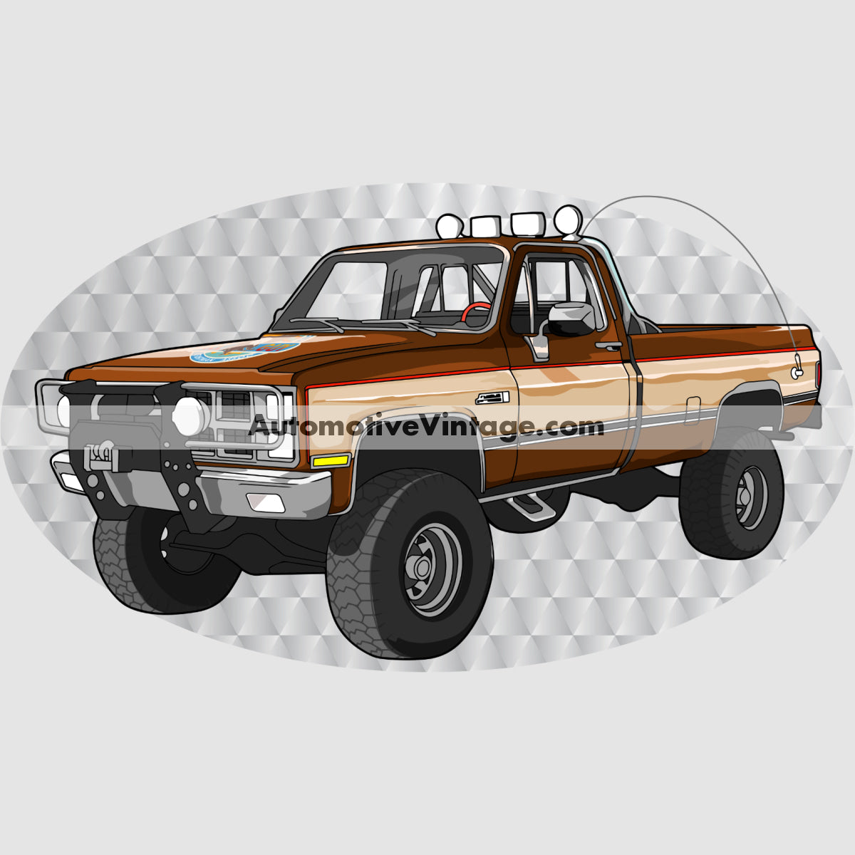 The Fall Guy GMC Sierra Famous Car Chest Logo T-shirt