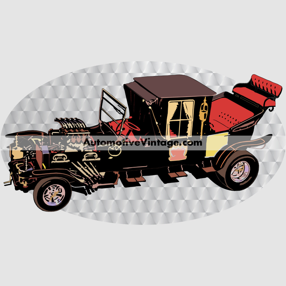 The Munsters Koach Famous Car Chest Logo T-shirt