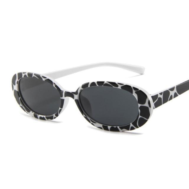Tiny Small 90s Sunglasses Women Polarized Retro Oval Shape Sunglasses For Woman Designer Sun Glasses For Female Elegant Small Frame Cool Vintage