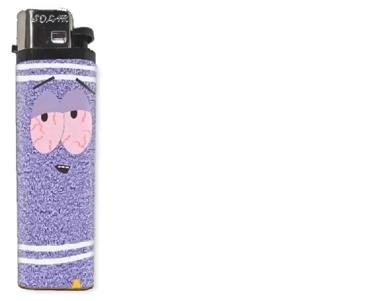 Towelie South Park Basic Lighter "Wanna Get High?"