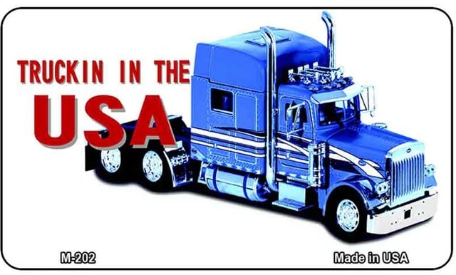 Trucking In The USA Refrigerator Magnet