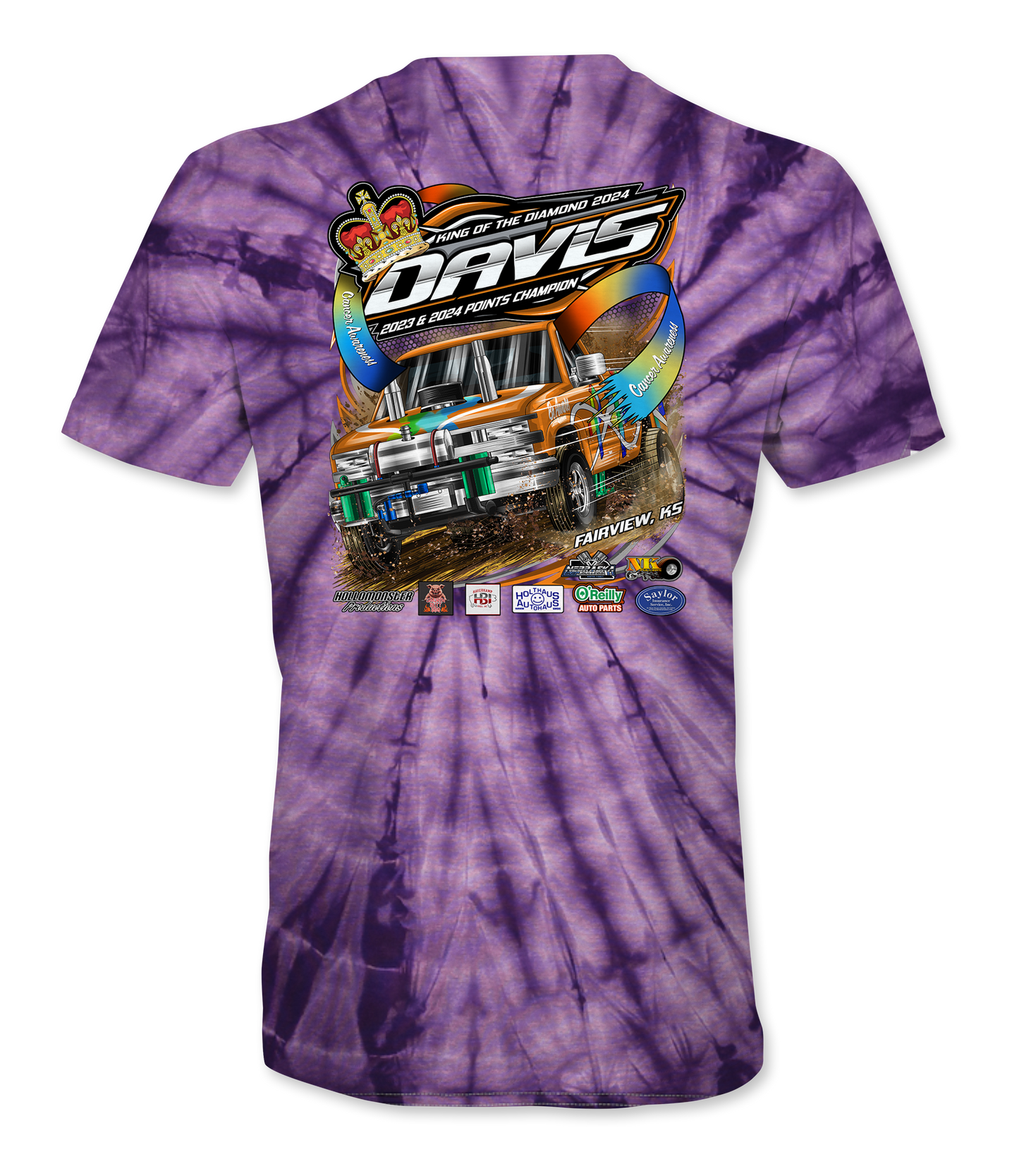 Davis Pulling 2025 Tie Dye T-Shirts
