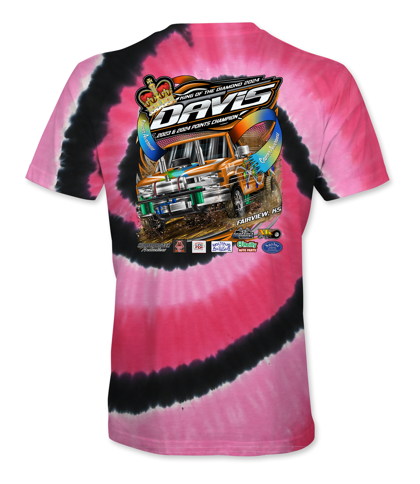 Davis Pulling 2025 Tie Dye T-Shirts