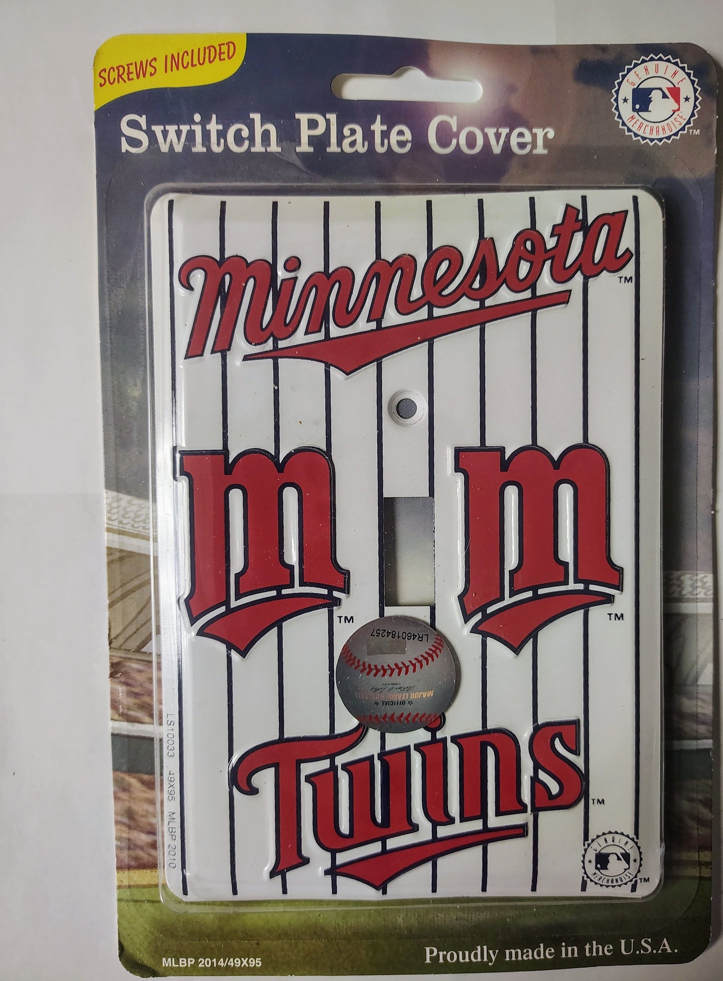 Minnesota Twins Single Toggle Switch Cover