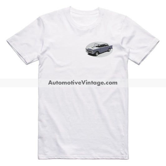 Two Lane Blacktop 55 Chevy Famous Car Chest Logo T-shirt