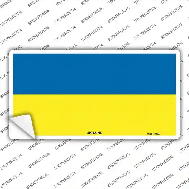 Ukraine Flag Bumper Sticker