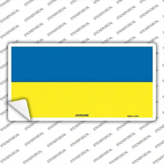 Ukraine Flag Bumper Sticker