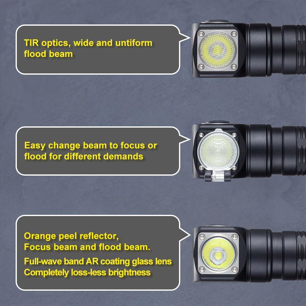 USB Rechargeable Adjustable Flashlight LED Tactical Flashlights With CREE LED Waterproof High Lumens Flashlight For Home Camping Security Electric Cut Use