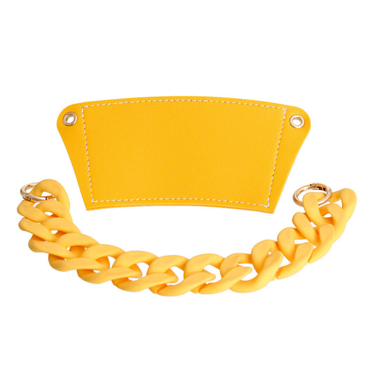 Luxury Yellow Sleeve Cup Holder