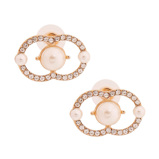 Pearl Perfection: Logo Studs