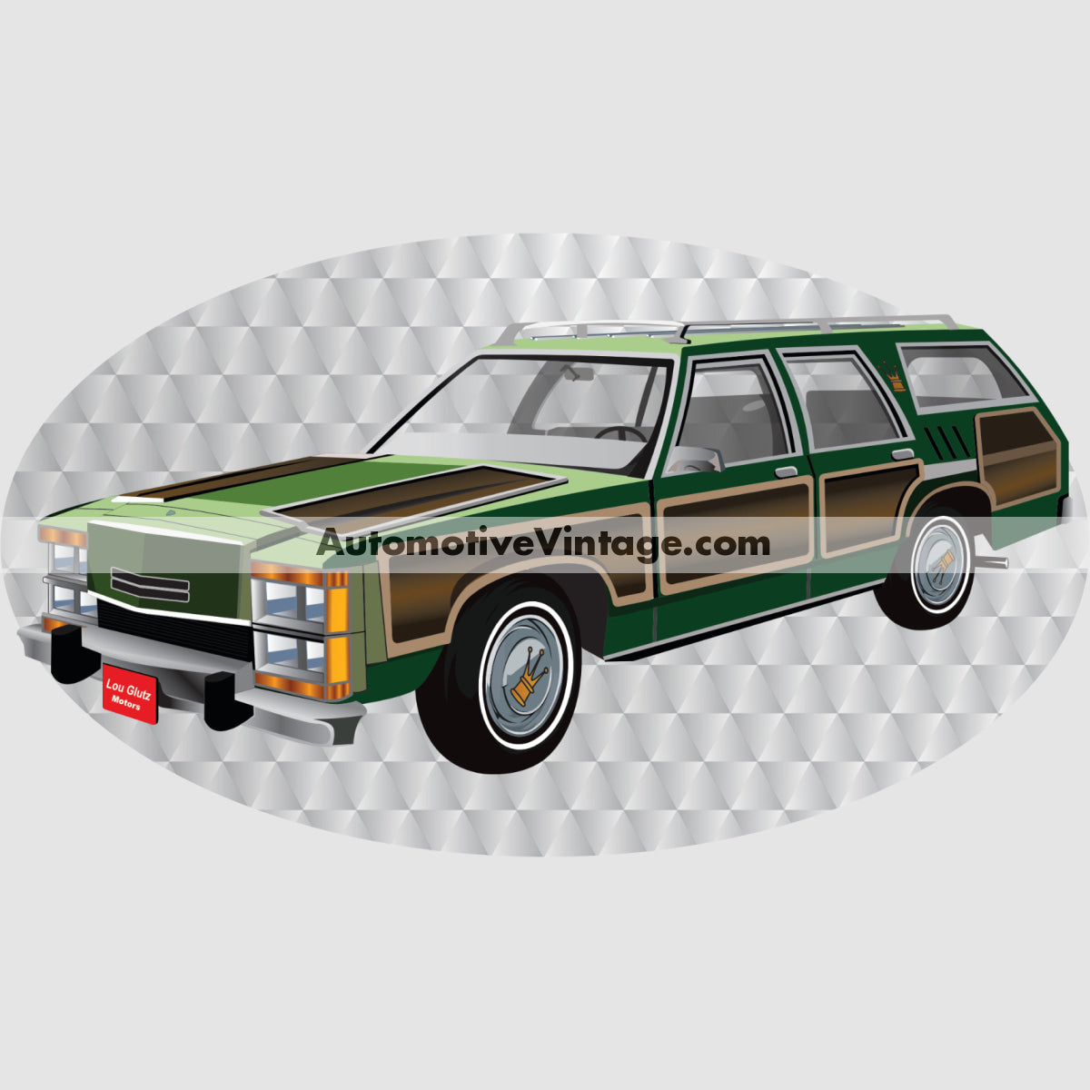 Vacation Family Truckster Famous Car Chest Logo T-shirt