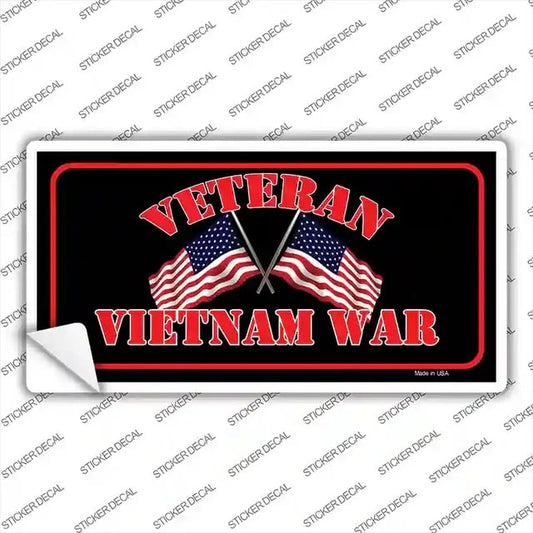 Vietnam War Veteran Bumper Sticker