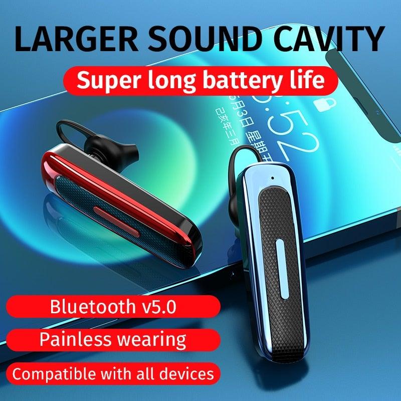 Waterproof Wireless Bluetooth Earphone Handsfree Earbuds Voice Answer in Ear Earbuds For Driving Running Headset With Mic Comfortable Ergonomic Design For Outdoor Workout Long Standby Earbuds Compatible With Smartphones