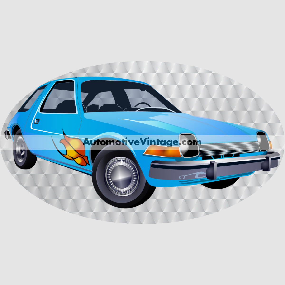 Wayne's World AMC Pacer Famous Car Chest Logo T-shirt