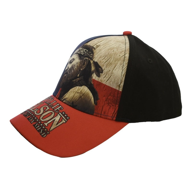 Side View Willie Nelson Hat / Ball Cap