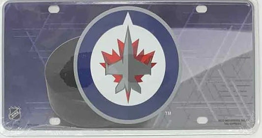 Winnipeg Jets NHL Novelty Fans License Plate