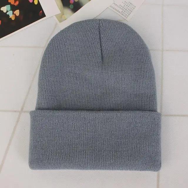 Winter Beanie Hats For Men And Women One Size Beanies Knitted Solid Cool Hat Girls Autumn Female Beanie Warm Comfortable Soft Casual Cap For Cold Weather