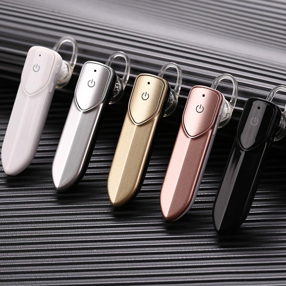 Wireless Bluetooth Headset Business Hands Free Long Standby V5.0 Earphones Waterproof Sport Earbuds With Microphone For Driving