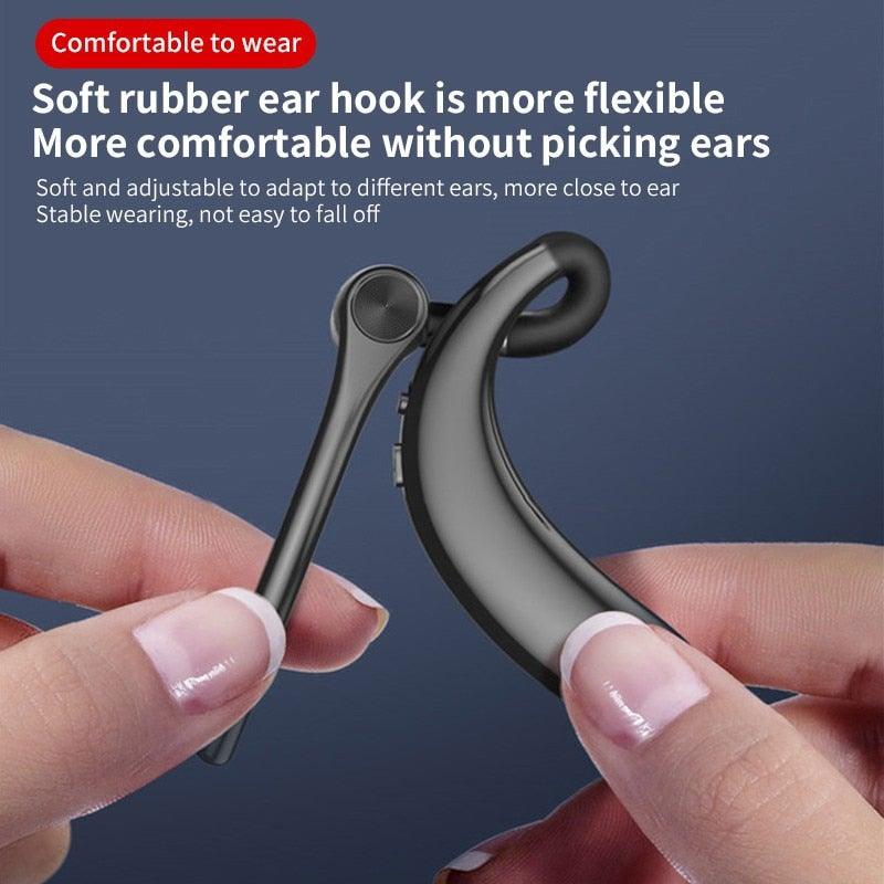 Wireless Headphones With Microphone Bluetooth Con Headset Earphones Updated Design with Industry Leading Sound & Improved Comfort, Long Wireless Range, Up to 24 Hours of Talk Time