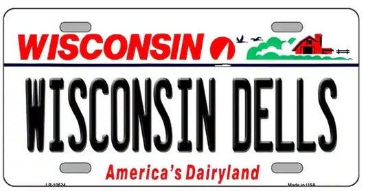 Wisconsin Dells Wisconsin License Plate