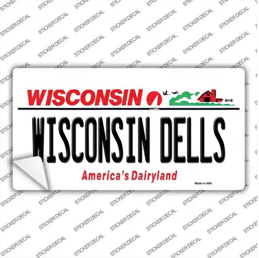 Wisconsin Dells Novelty Sticker Decal