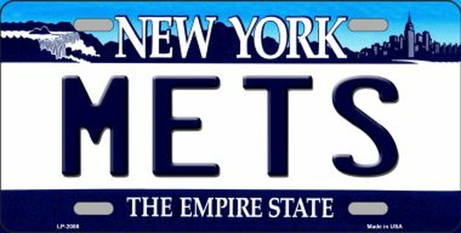 New York Mets NY State License Plate