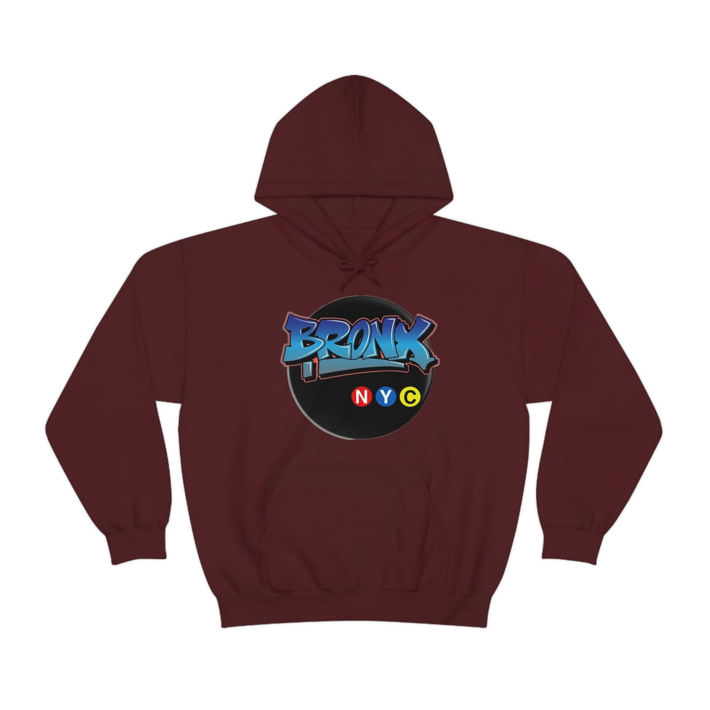 Bronx Graffiti Style Unisex Heavy Blend Hooded Sweatshirt