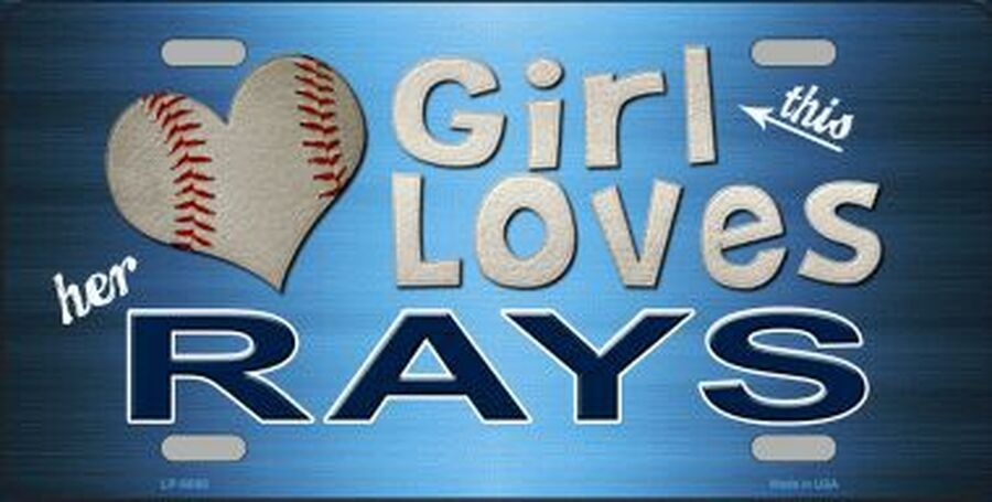 This Girl Loves Her Rays [Tampa Bay] Fan License Plate