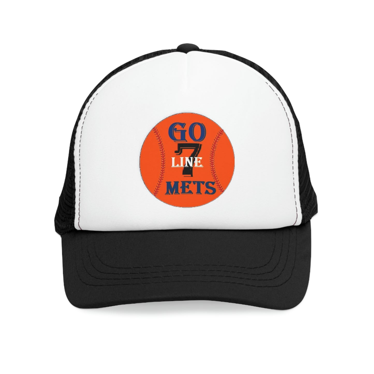 Go Mets - 7 Line Mesh Cap