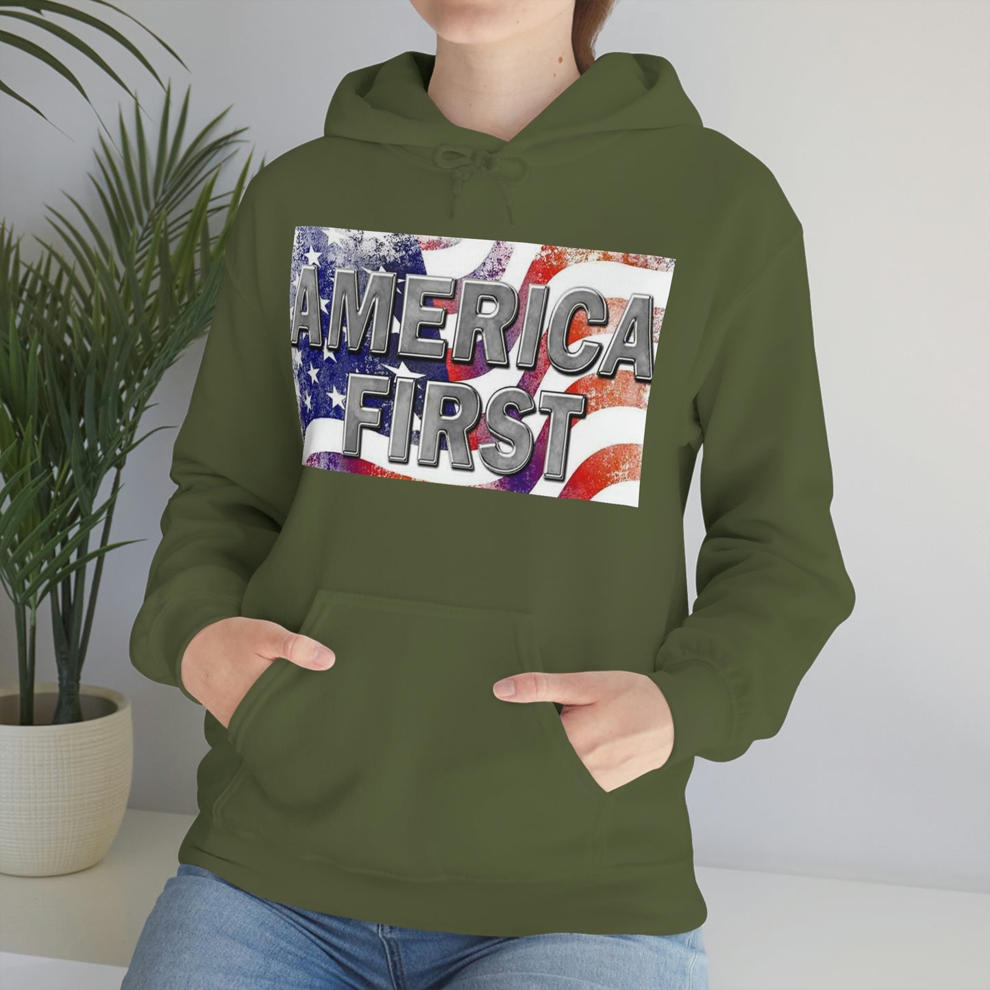America First Unisex Heavy Blend™ Hooded Sweatshirt