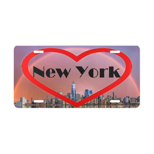 Love New York Vanity License Plate