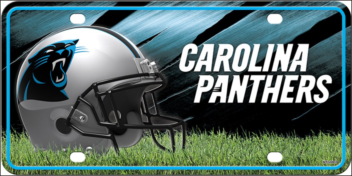 Carolina Panthers NFL Licensed Metal Novelty License Plate Tag