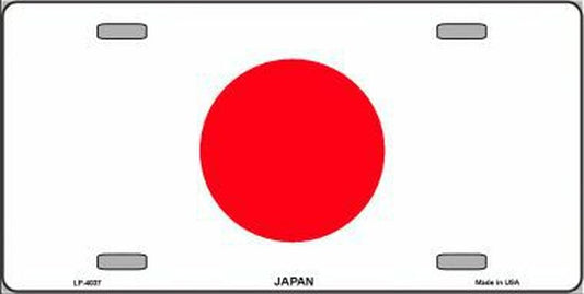 Flag of Japan License Plate Auto Tag