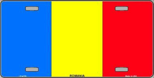 Romania Flag License Plate Auto Tag
