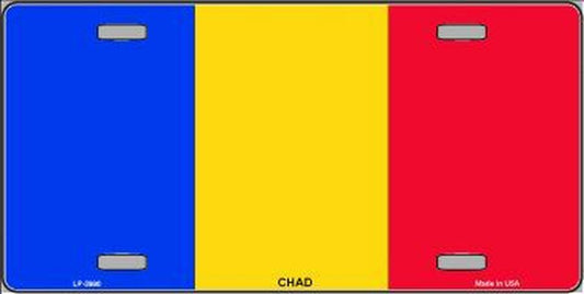 Chad Flag Novelty License Plate
