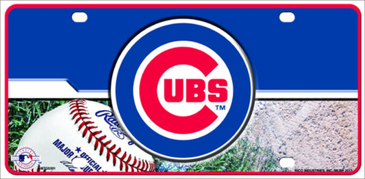 Chicago Cubs MLB Licensed Auto Tag
