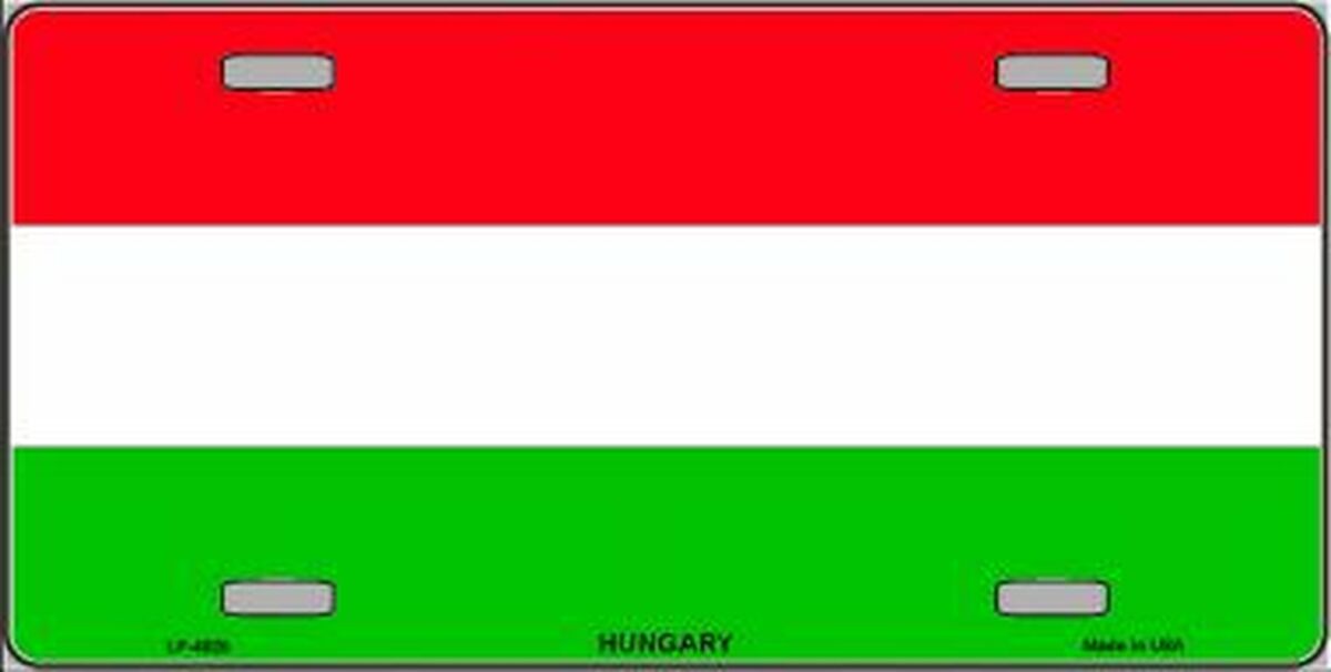 Bulgaria / Bulgarian Flag Metal Novelty License Plate 