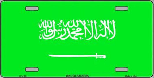Saudi Arabia Flag License Plate Auto Tag