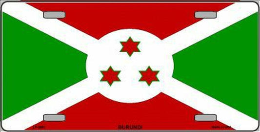 Burundi Flag License Plate